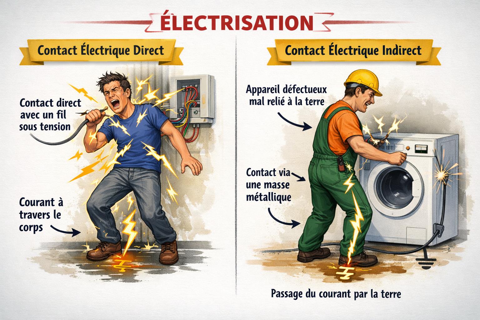 contact diret ou indirect